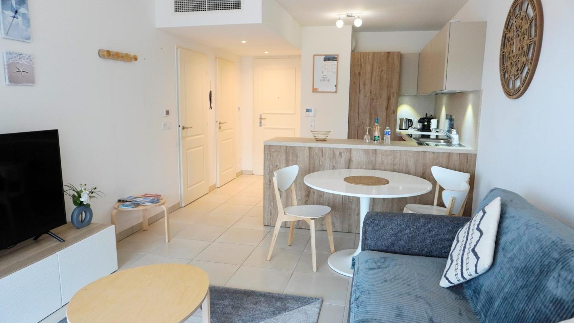 Apartment T2, Parking, Balcon, & Plages By Palmazur Theoule-sur-Mer